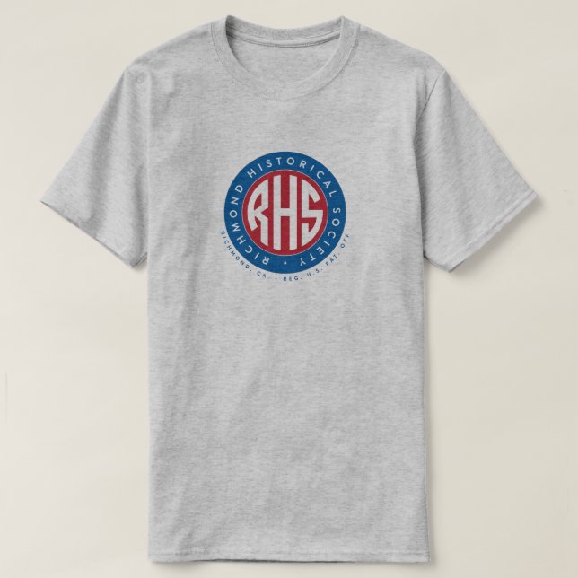 Camiseta Sociedad Histórica de Richmond Monogram Tee (Diseño del anverso)