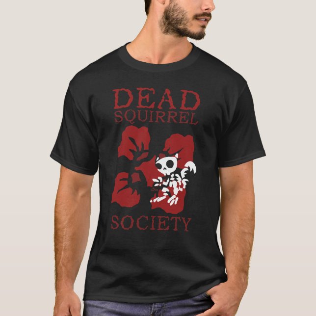 Camiseta Sociedad muerta de la ardilla (Anverso)