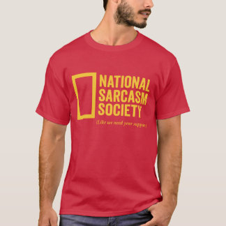Camiseta Sociedad Nacional de Sarcasmo