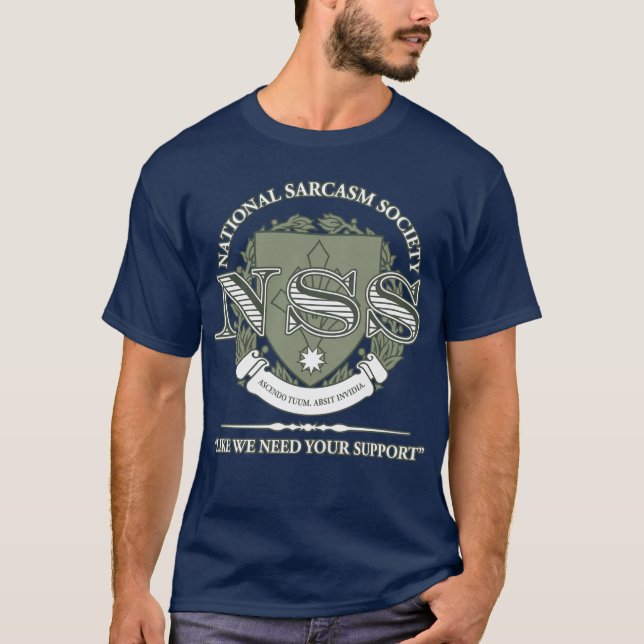 Camiseta Sociedad nacional del sarcasmo (Anverso)