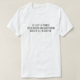 Camiseta sociedad para el anacronismo creativo (luz unisex)