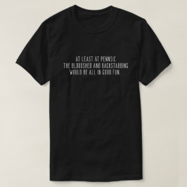 Camiseta sociedad para el anacronismo creativo (unisex oscu