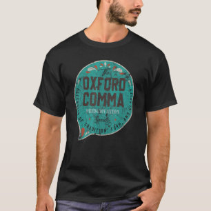 Camiseta Sociedad para la preservación de la coma de Oxford