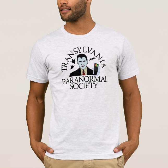 Camiseta Sociedad paranormal de Transilvania (Anverso)