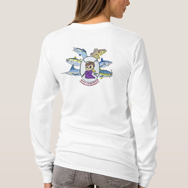 Camiseta Sociedad que pesca con caña de St Augustine (Reverso)