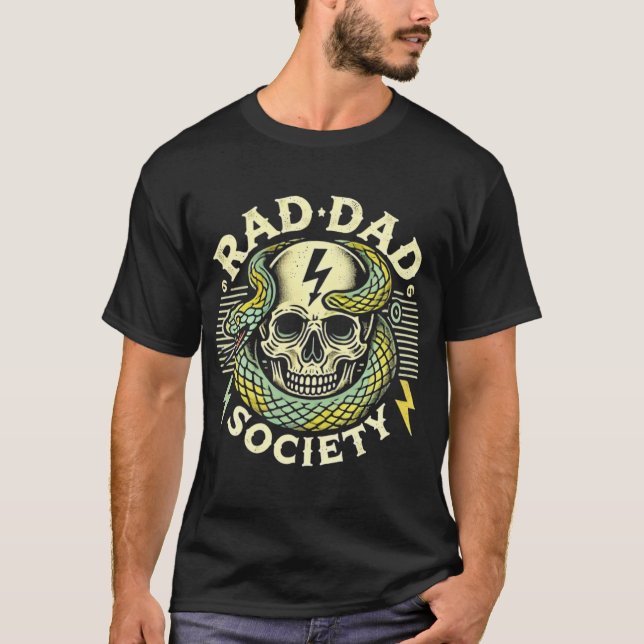 Camiseta SOCIEDAD RAD DAD: Vibra de poder (Anverso)