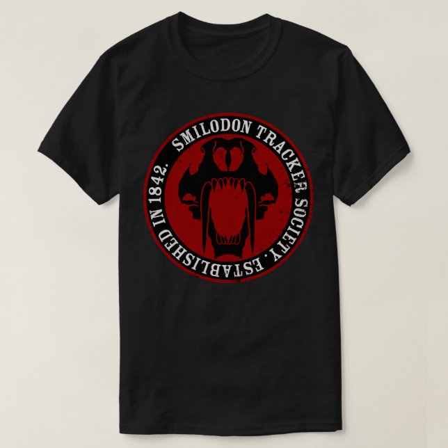 Camiseta Sociedad Smilodon (Diseño del anverso)