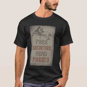 Camiseta Sociedades libres Leer Libros Prohibidos Librement