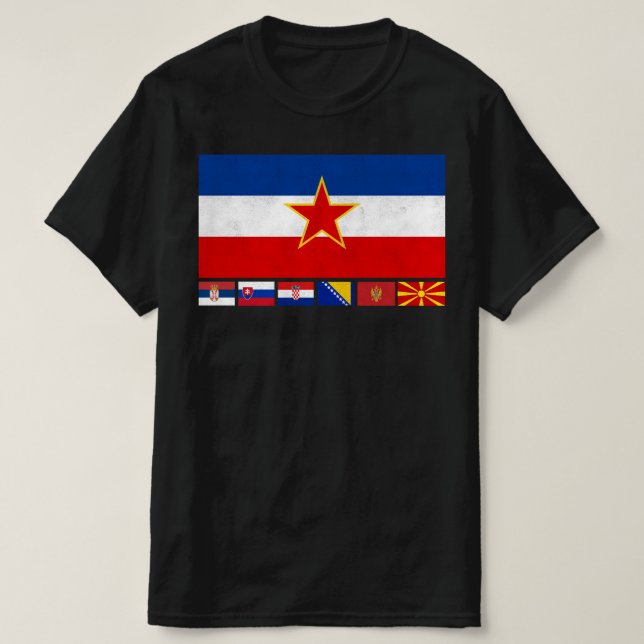 Camiseta Socijalisticka República Federal Jugoslavija (Diseño del anverso)