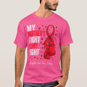 Camiseta Socio de la Cinta Roja Insuficiencia Cardíaca Cong