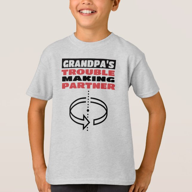 Camiseta Socio del abuelo -niños sin tacaños ComfortSoftT-S (Anverso)