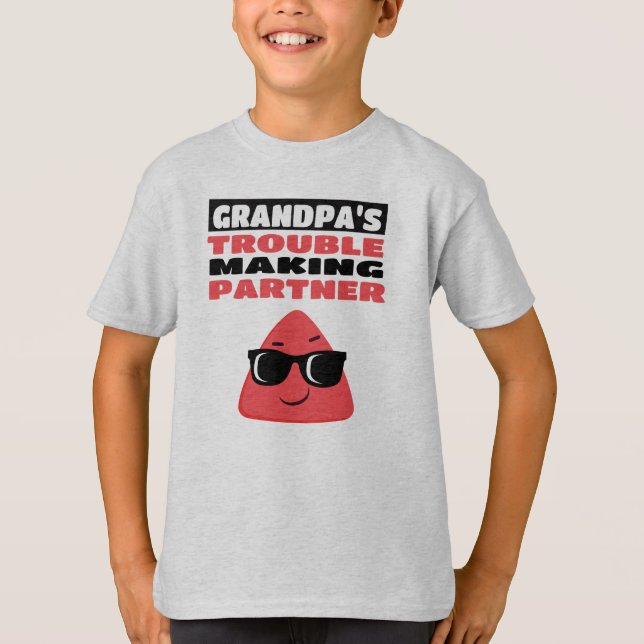 Camiseta Socio del abuelo -niños sin tacaños ComfortSoftT-S (Anverso)