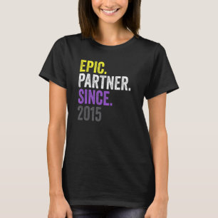 Camiseta Socio Epic Desde 2015 Aniversario No Binary Pri
