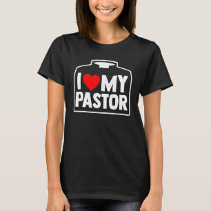 Camiseta Socio religioso sacerdote cristiano que amo a mi p