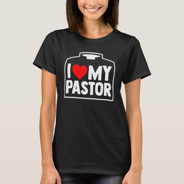 Camiseta Socio religioso sacerdote cristiano que amo a mi p (Anverso)