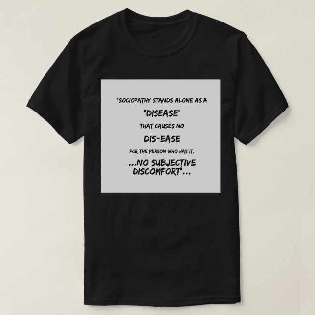 Camiseta Sociopathy Classic TShirt (Diseño del anverso)