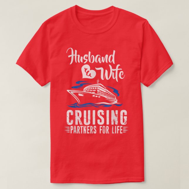 Camiseta Socios de crucero para la vida (Diseño del anverso)