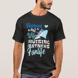 Camiseta Socios De Cruceros Con Esposa Y Esposa Para El Cru