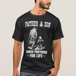 Camiseta Socios De Rodeo Padre E Hijo Para La Vida