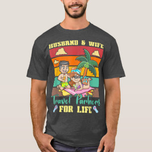 Camiseta Socios De Viajes De Marido Y Esposa Para Life Beac