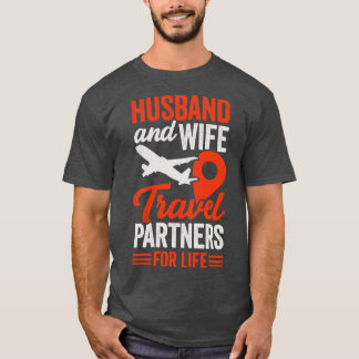 Camiseta Socios De Viajes De Maridos Y Esposas Para La Vida