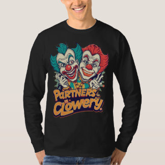 Camiseta Socios en Clowery (Chiste de Payaso Divertido)