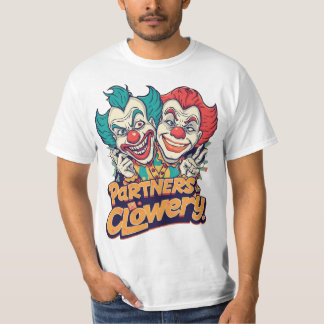 Camiseta Socios en Clowery (Chiste de Payaso Divertido)