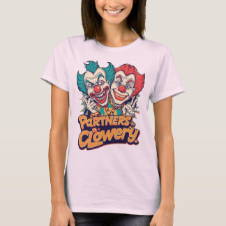 Camiseta Socios en Clowery (Chiste de Payaso Divertido)