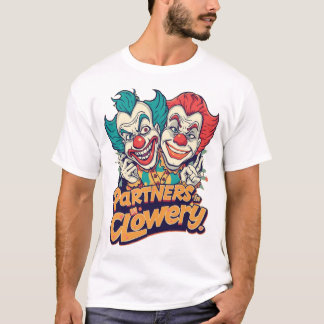 Camiseta Socios en Clowery (Chiste de Payaso Divertido)