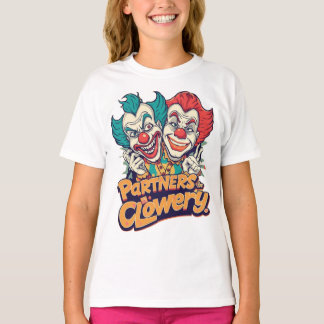 Camiseta Socios en Clowery (Chiste Divertido de Payaso)