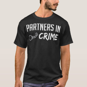 Camiseta Socios en delitos Mejor Amigo de T a punto de enfr
