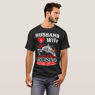 Camiseta Socios que cruzan del marido y de la esposa para