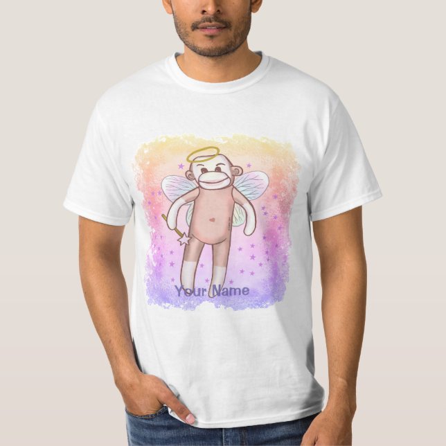 Camiseta Sock Monkey Angel (Anverso)
