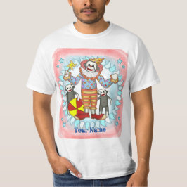 Camiseta Sock Monkey Clown