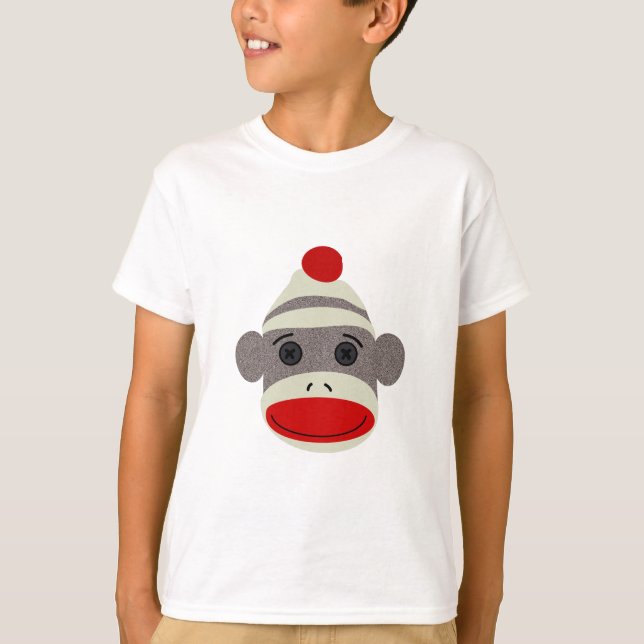 Camiseta Sock Monkey Face (Anverso)