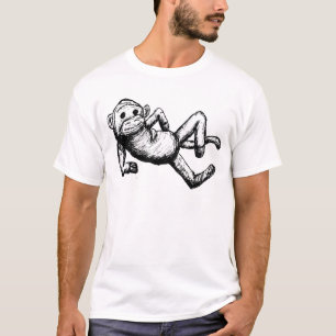 Camiseta sockmonkey atractivo