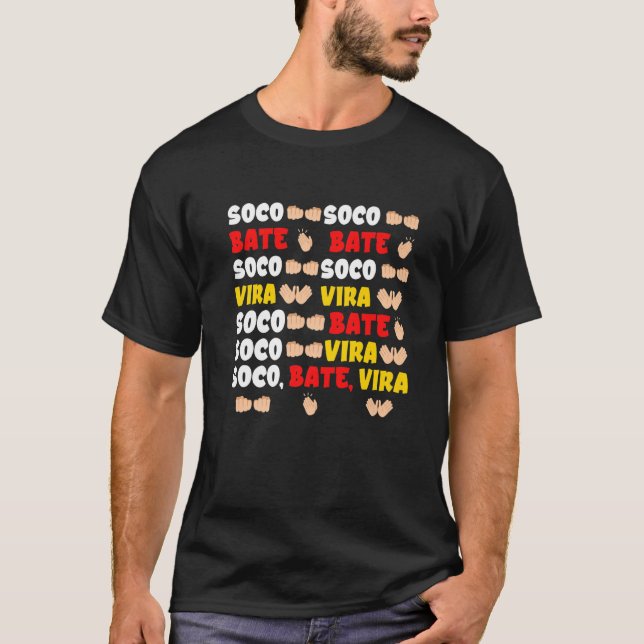 Camiseta Soco Bate Vira Music Dance Party Premium_2 (Anverso)