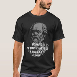 Camiseta Socrates quote on life