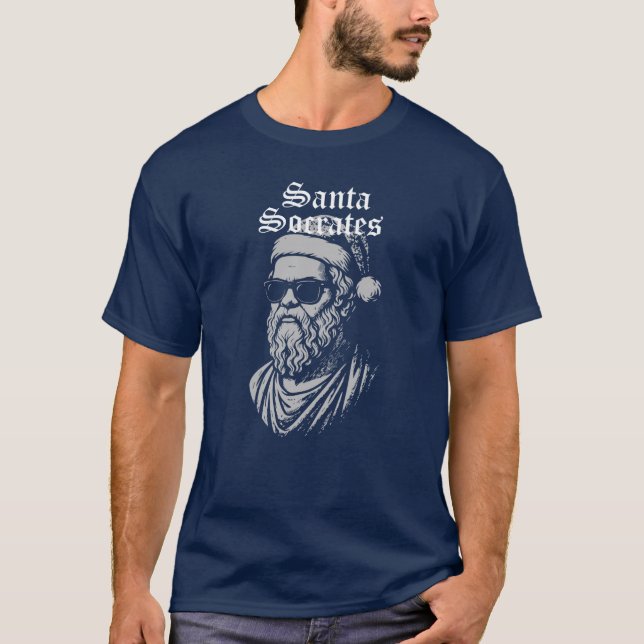 Camiseta Sócrates Santa Claus genial (Anverso)