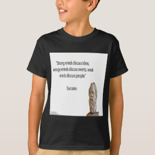 Camiseta Sócrates y famosos "pensadores" cita