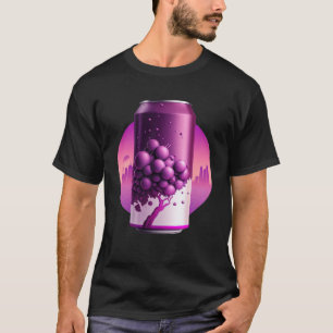 Camiseta Soda de uva sintetizada estética de onda retrooniz