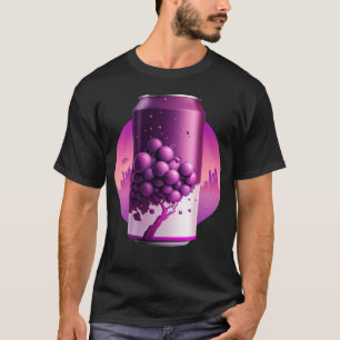 Camiseta Soda de uva sintetizada estética de onda retrooniz