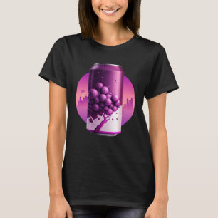 Camiseta Soda de uva sintetizada estética de onda retrooniz