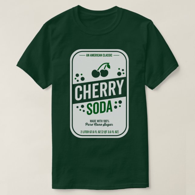 Camiseta Soda Group Halloween Costume Cherry Soda (Diseño del anverso)