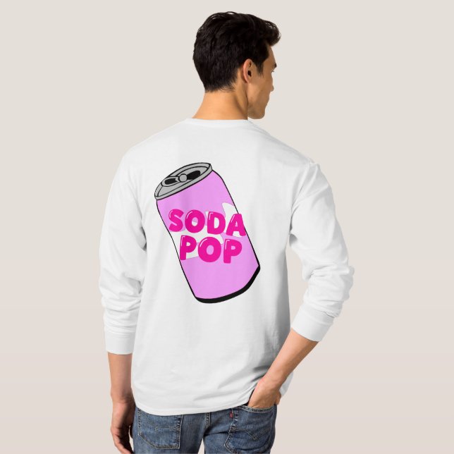 Camiseta SODA POP – Vibrant Pop Culture Design (Reverso completo)