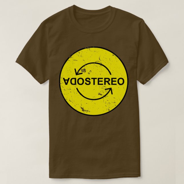 Camiseta Soda Stereo Vintage (Diseño del anverso)