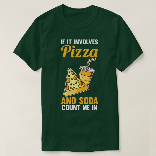 Camiseta Soda Y Pizza 1546  (Diseño del anverso)