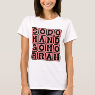 Camiseta Sodoma y Gomorra, Ciudades del Pecado Original