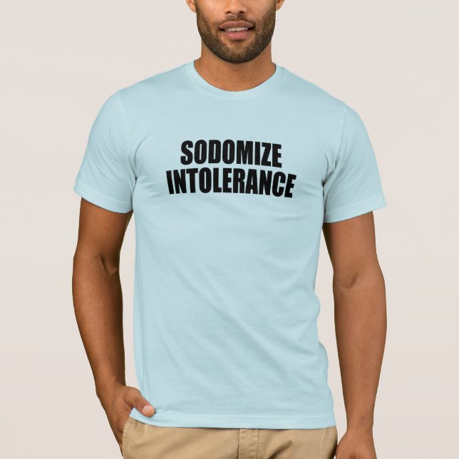 Camiseta Sodomiza la intolerancia (Anverso)