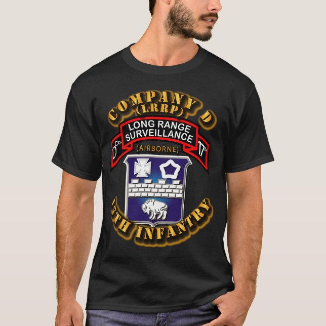 Camiseta SOF - Co D - 17a Infantería - LRRP.png (Anverso)